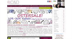 Desktop Screenshot of c-und-d.de